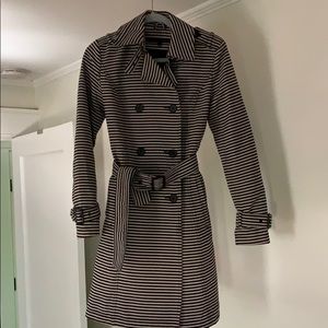 Striped Kenneth Cole Trench Coat